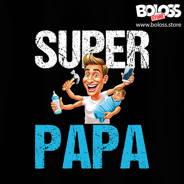 t-shirt papa amour visuel